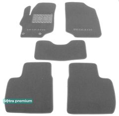 Двошарові килимки Sotra Premium Grey для Peugeot 301 (mkI) 2012→