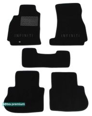 Двошарові килимки Sotra Premium Black для Infiniti FX (mkI) 2004-2008