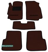 Двошарові килимки Sotra Premium Chocolate для Peugeot 406 (mkI) 1995-2004 - Фото 1