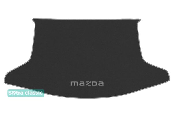 Двошарові килимки Sotra Classic Grey для Mazda CX-5 (mkII)(багажник) 2017→ - Фото 1