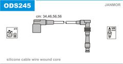 Дроти запалювання Janmor ODS245 для Opel Astra (F) 1.4 (X 14 XE) / Corsa (B) 1.4 16V (X 14 XE / C 14) - Фото 2