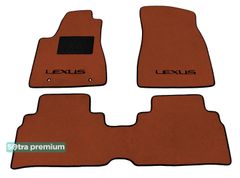 Двухслойные коврики Sotra Premium Terracotta для Lexus RX (mkII)(подлокотник сдвинут вперед) 2003-2008 - Фото 1