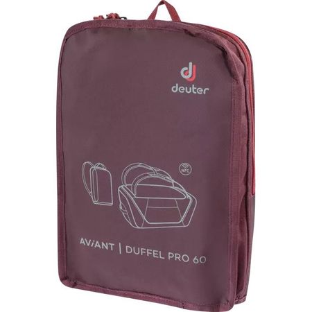 Дорожня сумка Deuter Aviant Duffel Pro 60 (Maron / Aubergine) - Фото 5