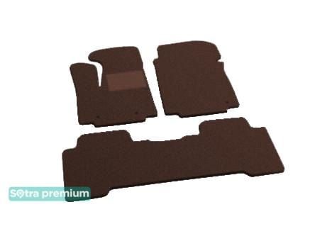 Двухслойные коврики Sotra Premium Chocolate для Honda Pilot (mkI)(1-2 ряд) 2003-2008 - Фото 1