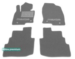 Двошарові килимки Sotra Premium Grey для Mazda CX-9 (mkII)(1-2 ряд) 2016→