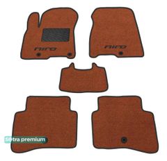Двошарові килимки Sotra Premium Terracotta для Kia Niro (mkI) 2016-2022
