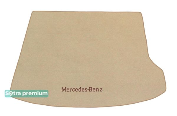 Двошарові килимки Sotra Premium Beige для Mercedes-Benz R-Class (W251)(багажник) 2006-2012 - Фото 1