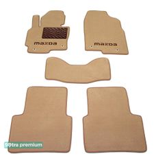 Двошарові килимки Sotra Premium Beige для Mazda CX-5 (mkI) 2012-2017 (EU)