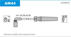 Дроти запалювання Janmor AM44G для Chevrolet Aveo 1.4 (F14D3; F14D4) / 1.5 (F15S3) / Rezzo 1.6 (A16DMS)