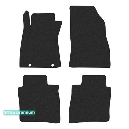 Двошарові килимки Sotra Premium Black для Nissan Tiida (mkIII)(C13) 2014-2018 - Фото 1