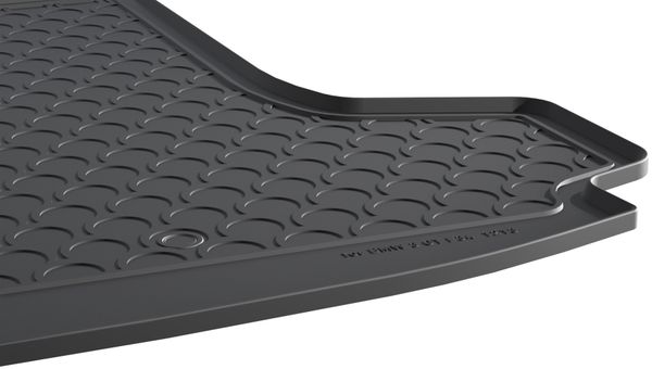 Гумовий килимок у багажник Gledring для BMW 3-series (F34)(Gran Turismo) 2013-2020 (багажник із захистом) - Фото 4