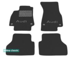 Двошарові килимки Sotra Classic Grey для Audi A6/S6/RS6 (mkV)(C8) 2018→; A7/S7/RS7 (mkII) 2018→