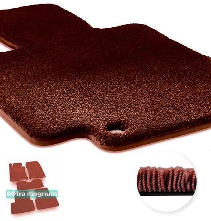 Двошарові килимки Sotra Magnum Red для Acura TSX (mkII)(CU2/CU4) 2008-2014 - Фото 1