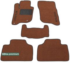 Двошарові килимки Sotra Premium Terracotta для Mitsubishi Pajero Sport (mkIII)(2 люверса) 2015→