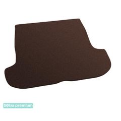 Двошарові килимки Sotra Premium Chocolate для Hyundai Terracan (mkI)(багажник) 2001-2007