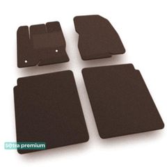 Двошарові килимки Sotra Premium Chocolate для Lincoln MKT (mkI)(2 кліпси)(1-2 ряд) 2010-2019