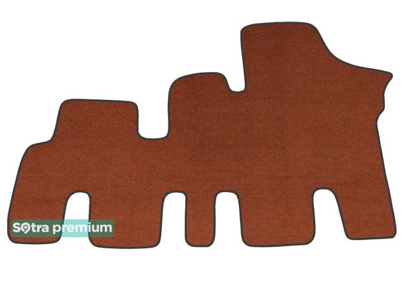 Двошарові килимки Sotra Premium Terracotta для Kia Sorento (mkII)(3 ряд) 2009-2012 - Фото 1