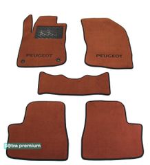 Двухслойные коврики Sotra Premium Terracotta для Peugeot 2008 (mkI) 2013-2019