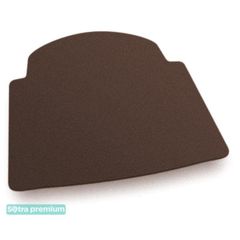 Двошарові килимки Sotra Premium Chocolate для Mercedes-Benz E-Class (W212)(2 ряд не складається)(багажник) 2009-2016