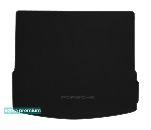 Двошарові килимки Sotra Premium Graphite для Porsche Macan (mkI)(без вырезов под крепления)(багажник) 2014→ - Фото 1