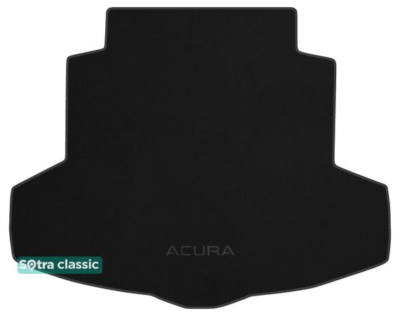 Двошарові килимки Sotra Classic Black для Acura TLX (mkII)(багажник) 2020→ - Фото 1