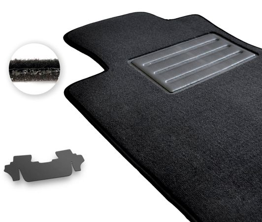 Двошарові килимки Optimal для Ford Explorer (mkV); Lincoln MKT (mkI)(3 ряд) 2011-2019 - Фото 1