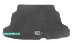 Двошарові килимки Sotra Premium Grey для Kia Cerato (mkII)(купе)(багажник) 2008-2012