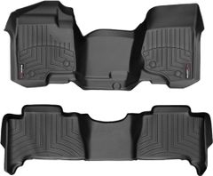 Коврики Weathertech Black для Chevrolet Tahoe (hybrid)(mkIII)(1-2 row)(1 row bench seats) 2007-2014