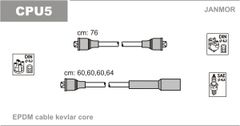 Дроти запалювання Janmor CPU5 для Peugeot 204 1.1 (XK / XK4 / XK5) / 304 1.3 (XL3 / XL3S); Talbot - Фото 1