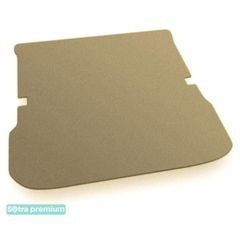 Двошарові килимки Sotra Premium Beige для Nissan Pathfinder (mkIV)(R52)(складений 3 ряд)(багажник) 2012-2021