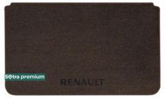 Двошарові килимки Sotra Premium Chocolate для Renault Captur (mkI)(багажник) 2013-2019 - Фото 1