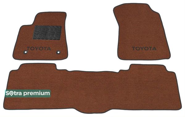 Двошарові килимки Sotra Premium Terracotta для Toyota Tundra (mkII) 2014-2022 - Фото 1