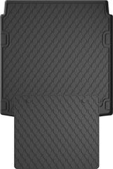 Резиновые коврики в багажник Gledring для Audi A4/S4 (mkIV)(B8)(седан) 2008-2016 (багажник с защитой)