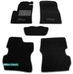 Двухслойные коврики Sotra Classic Black для Ford Fusion (mkI) 2005-2012