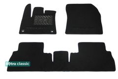 Двошарові килимки Sotra Classic Black для Peugeot Rifter (mkIII)(пасажир без регулювань)(овальні кліпси) 2018→