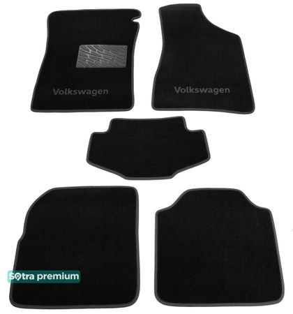 Двухслойные коврики Sotra Premium Graphite для Volkswagen Passat (B4) 1993-1996 - Фото 1