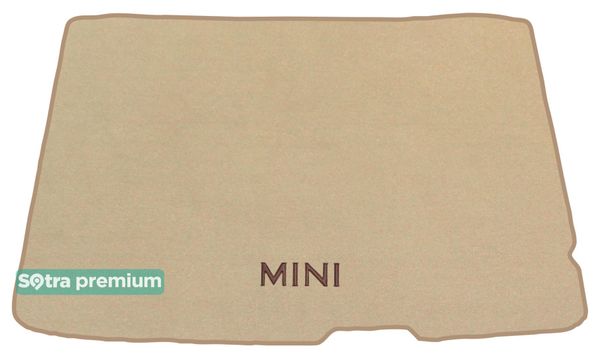 Двошарові килимки Sotra Premium Beige для Mini Clubman (mkII)(F54)(багажник) 2015→ - Фото 1