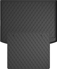 Резиновые коврики в багажник Gledring для Mitsubishi ASX (mkI) 2010→ (багажник с защитой)