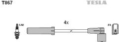 Дроти запалювання Tesla T867T7 для Лада 2120 / 2121 / 2123 (1.7); Chevrolet Niva 1.7 (B05C) [21214-3707080-20] - Фото 2