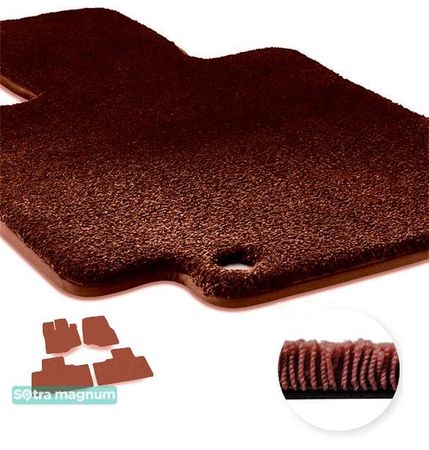 Двошарові килимки Sotra Magnum Red для Ford F-150 (mkXII)(SuperCab) 2015-2020 - Фото 1