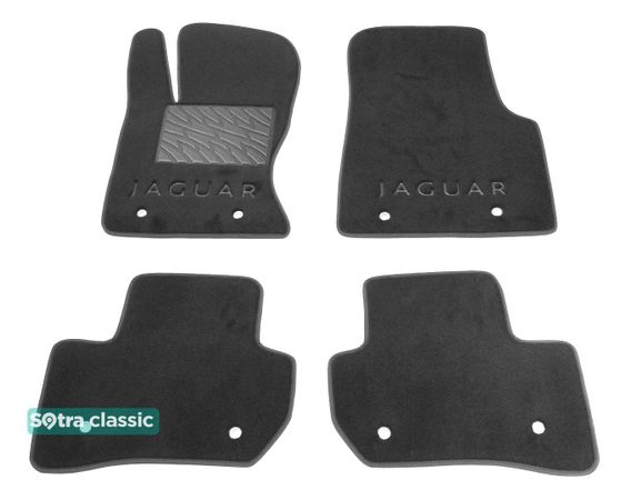 Двошарові килимки Sotra Classic Grey для Jaguar F-Pace (mkI) 2016→ - Фото 1