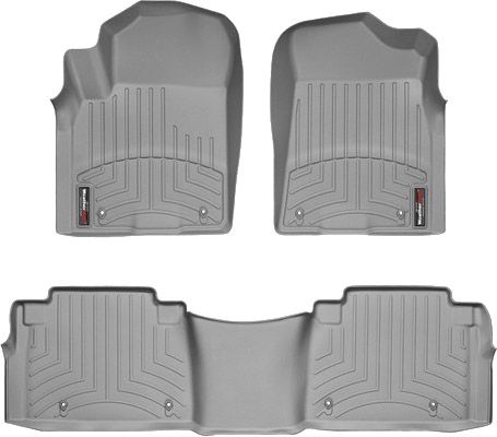 Коврики Weathertech Grey для Infiniti QX80 / QX56 (mkII)(1-2 row) 2011-2017; Nissan Armada (mkI)(1-2row) 2017→ - Фото 1