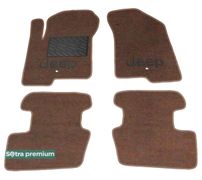 Двошарові килимки Sotra Premium Chocolate для Jeep Patriot (mkI) 2007-2016 - Фото 1