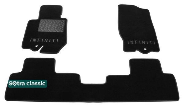 Двухслойные коврики Sotra Classic Black для Infiniti FX / QX70 (mkII) 2009-2017 - Фото 1