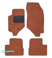 Двошарові килимки Sotra Premium Terracotta для DS 3 Crossback (mkI)(не гібрид) 2019→