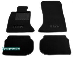 Двухслойные коврики Sotra Premium Black для BMW 5-series (F10/F11)(задний привод) 2010-2013 / (полный привод) 2010-2016
