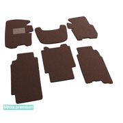 Двошарові килимки Sotra Premium Chocolate для Ford F-150 (mkXI)(з коробкою на кермі) 2004-2008 - Фото 1