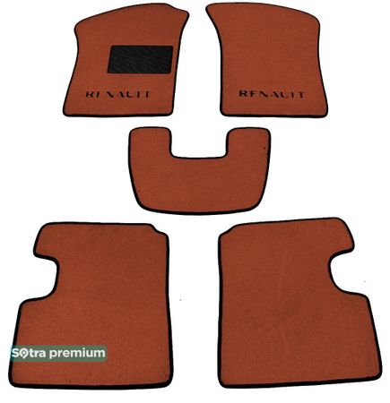 Двошарові килимки Sotra Premium Terracotta для Renault Twingo (mkI) 1993-2007 - Фото 1
