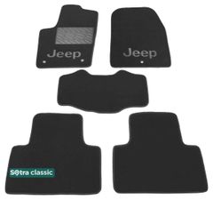Двошарові килимки Sotra Classic Black для Jeep Grand Cherokee (mkIV)(WK2) 2011-2012