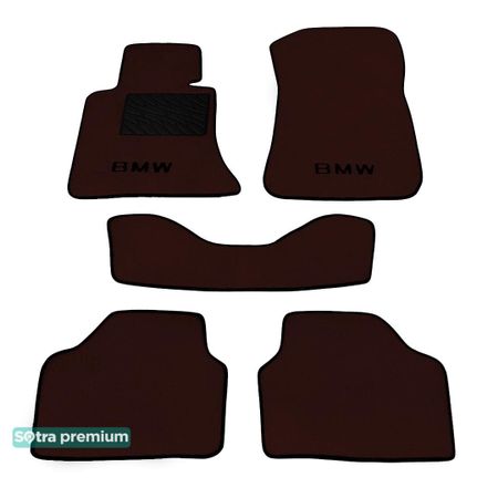 Двошарові килимки Sotra Premium Chocolate для BMW X1 (E84) 2009-2015 - Фото 1